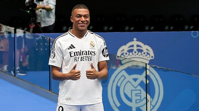 Kylian Mbappe Joins Real Madrid, Dons No. 9 Jersey In Front Of 80,000 Fans - In Pics